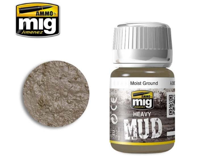 Ammo Mig A.MIG1703 35ml - Enamel Mud Effects - Moist Ground-á-á-á-á-á-á-á-á-á-á