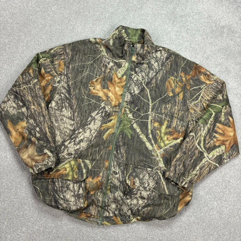 RealTree Jacket Adult Medium Brown Work Wear Hunting Camo USA Lined Coat Mens - Image 2 of 4