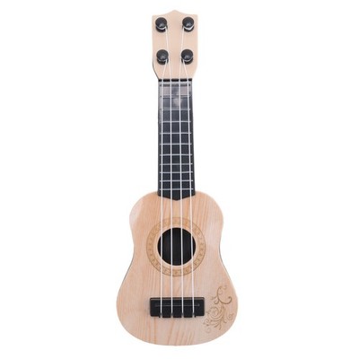 Beige Kinder--Ukulele-Gitarre, Spielzeug für Frühe Bildung, Kleine G2025