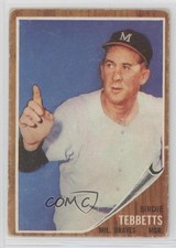 1962 Topps High # Birdie Tebbetts #588 2v5