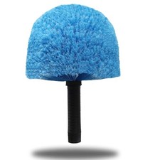 Blue Twist-On Cobweb Duster Head Brush - Efficient Indoor  Outdoor Spider 1
