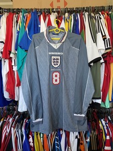 Maillot Angleterre Umbro – Vintage, Avec Autographe De Gascoigne (occasion)