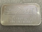 Vintage Engelhard Style Silvertowne 1 Troy Oz .999 Fine Silver Bar