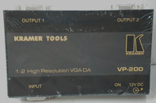 Factory Sealed Kramer VP-200 1:2 High-Resolution VGA Distribution Amplifier NOS