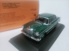 Minichamps 1:43 Mercedes Benz 190 1961 dark green luxury sedan model 