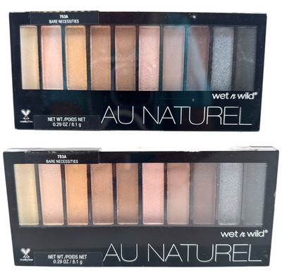 Wet n Wild 2 Pack 753a Bare Necessities Eyeshadow Coloricon Au Naturel Palette