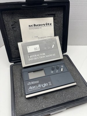 KELL-STROM Aero Angle II 2 Digital Protractor Schaevitz Systems JK275