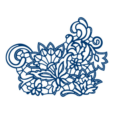 Zerfetzte Spitze ZIERLICHER KOSTBARER SCHROTT Blumendesign Stanze - TLD0289 KOSTENLOSER UK-VERSAND & VERPACKUNG