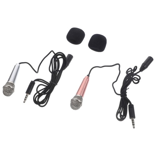 3 Count Mini Microphone Child Portable Singing Small Miniature Cell - Afbeelding 4 van 12