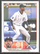 2023 Topps Brendon Davis Rookie Detroit Tigers #494
