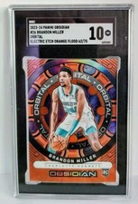 2023 Panini obsidian #26 Brandon Miller Orbital Electric Etch Orange Flood 62/75