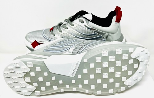 GIVENCHY GIV 1 Silvery Low Top Leather Various Sizes Men's Sneakers Shoes - New! - Picture 4 of 8