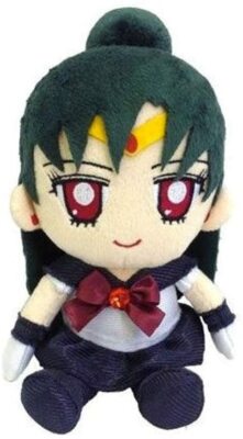 Sailor Moon Mini Plüsch Kissen Puppe Sailor Pluto Bandai Selten