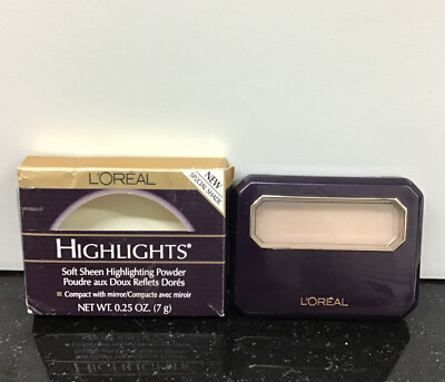 Loreal Highlights powder special shade *Lumiére* compact with mirror 0.25, NIB