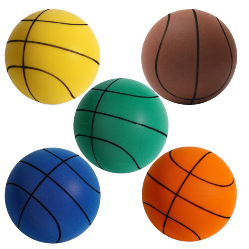 Silent Basketball - Low Noise PU Foam Training Ball for Indoor Practice