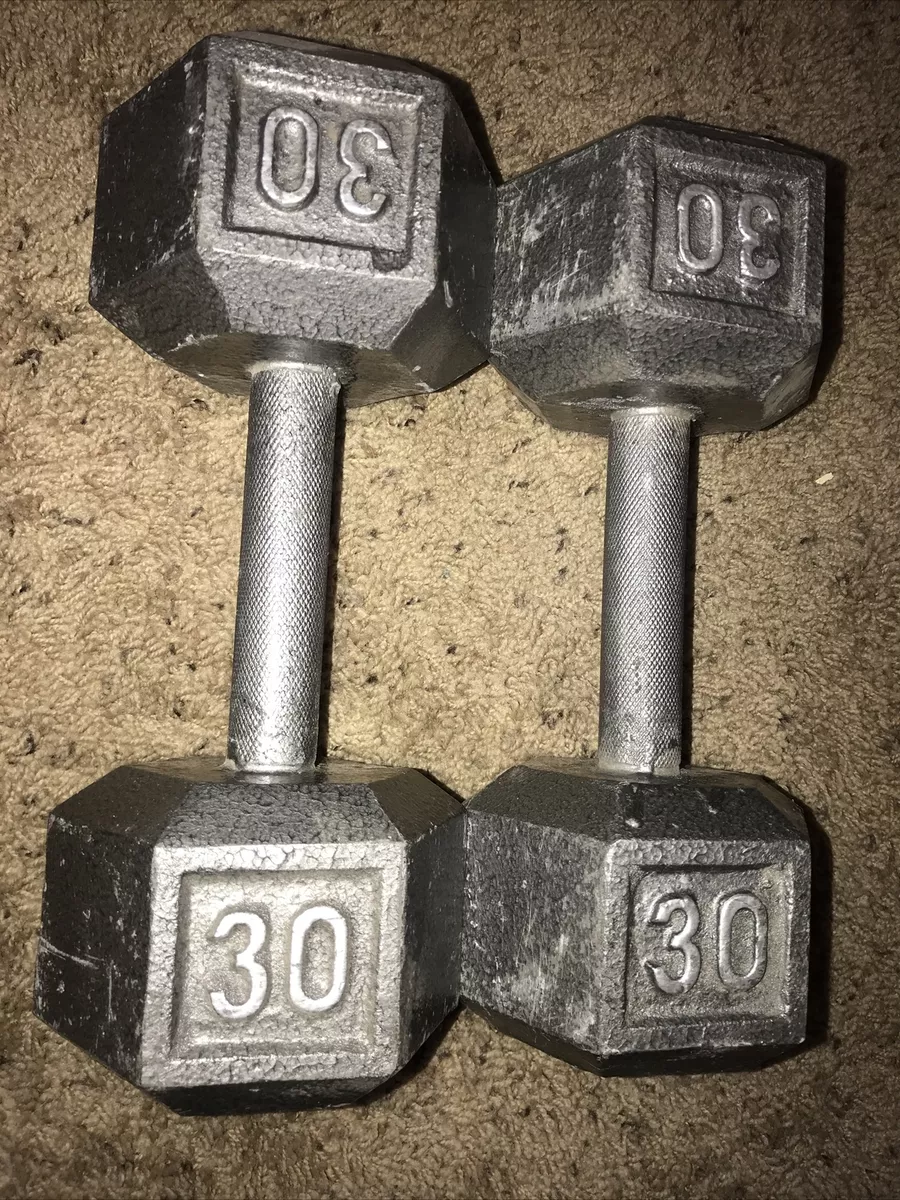 Used 30 discount lb dumbbells