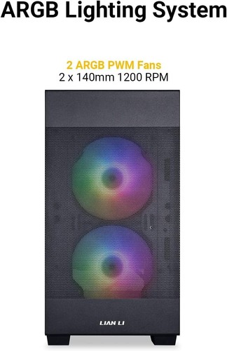 High Airflow Micro ATX PC Case, RGB Gaming Computer Case, Mesh Front Panel Mi... - Picture 4 of 8