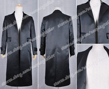 Smallville Superman Cosplay Costume Clark Kent Black Long Trench Coat Well Made