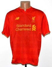 LIVERPOOL ENGLAND 2016/2017 HOME FOOTBALL SHIRT JERSEY NEW BALANCE L ADULT