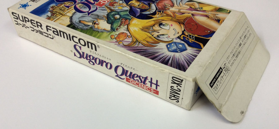Nintendo Super Famicom SFC Sugoro Quest++ Dicenics Japan w/ Box