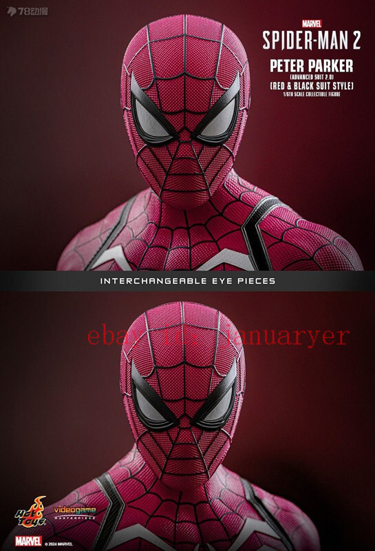 ホットトイズ ピーター・パーカー スパイダーマン VGM66 レッド&ブラック ホットトイズ 1/6 ピーター・パーカー スパイダーマン VGM66