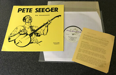 PETE SEEGER IN CONCERT-LIMITED UK 1ST PRESS 1960 VINYL LP+INSERT (EX/EX+)