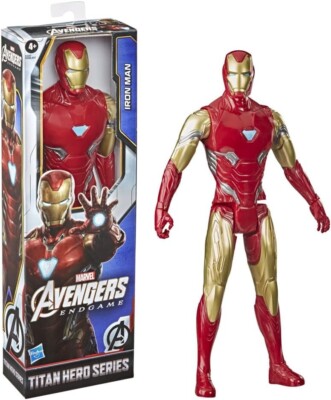Marvel Avengers Endgame Iron Man Action Figur 30cm Hasbro Titan Hero Series