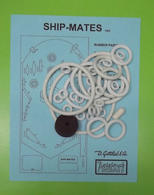 Bally Xenon Pinball Machine Replacement Repair Rubber Ring Kit