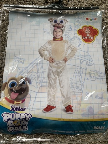 Disney Junior Rolly Puppy Dog Pals Toddler Size 3T-4T Halloween Costume New