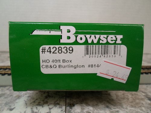 Bowser #42839 HO 40 ft caja CB&Q Burlington #8144  | Zustand: New