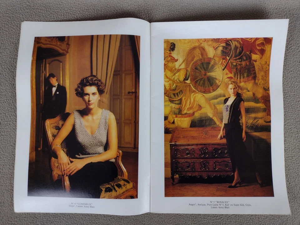 Anny Blatt Knitting Special Fetes Laines Anny Blatt Magazine 1986 No. 82 - Image 2 of 4