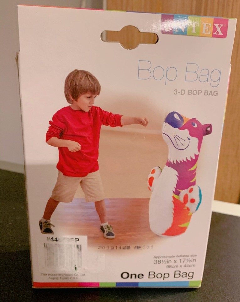 Bolsa Inflable INTEX 3D Bop Bag Con Forma De Tigre On