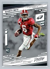 2021 PRESTIGE ROOKIE #211 DeVonta Smith Panini BlackSilver