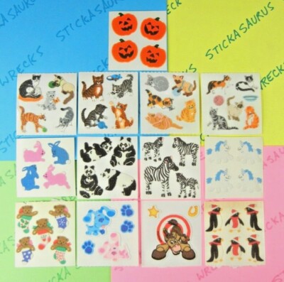 Vintage Sandylion Fuzzy Sticker Mods You Choose