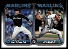 2024 Topps Update #US305 Eli Villalobos / Anthony Maldonado RC Rookie