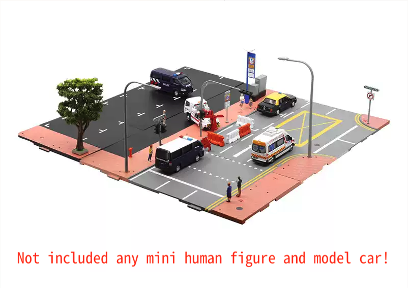 TINY City scale 1:64 Street Diorama Painted Model - S1
