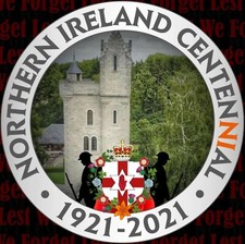 Northern Ireland and Ulster Tower Centennial 1921-2021 Mini Souvenir Lambeg Drum