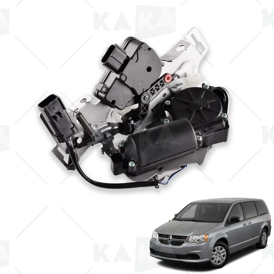 Conjunto de cerradura de puerta corredera trasera derecha para Chrysler Town&Country Dodge Caravan 08-20 Foto 2 de 4