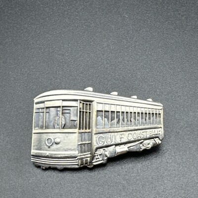 Adler Custom Jewelry “GULF COAST BANK” Sterling Silver Pin Brooch