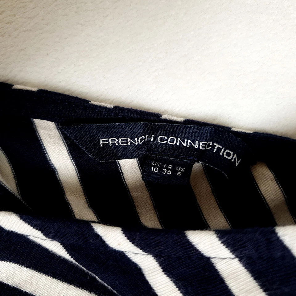 NUOVO! Abito da donna French Connection taglia UK 10 US 6 vestibilità midi e ... - Immagine 3 di 4