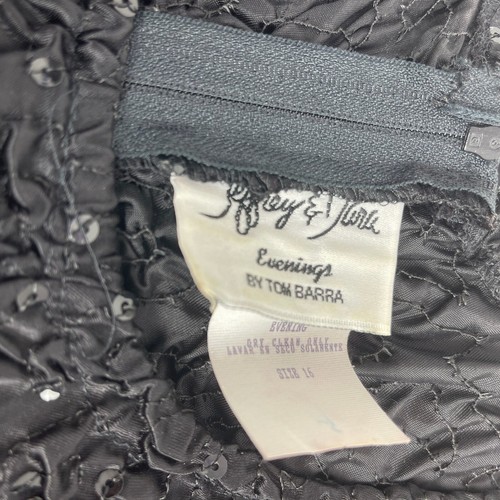 Jeffery And Dara Evenings By Tom Barra Vintage Empire Waist Dress Size 16 - Picture 5 of 6