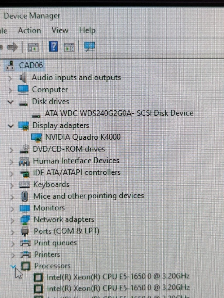 Dell T3600 Xeon E5-1650 @ 3.20GHz 32GB RAM 256 GB SSD Quadro K4000 - Image 4 of 4