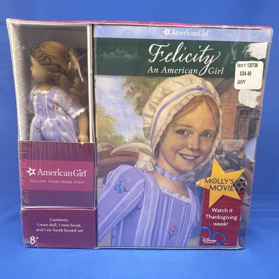 American Girl FELICITY 6-Book Boxed Set with Mini Doll FACTORY SEALED NEW