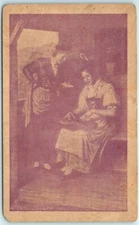 Postcard - Two Women Art Print