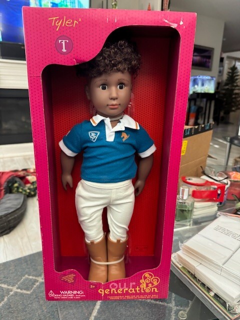 Our Generation Boy Doll Tyler African American 18