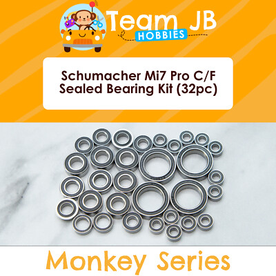 Schumacher Mi7 Pro C/F - 32 Pcs Rubber Sealed Bearings Kit
