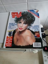 TV Times 4 - 10 February 1989 Elizabeth Taylor, Benny Hill