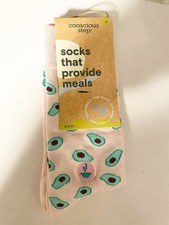         Cute Pink Avocado Socks New Wmns 5-9 , Mens 4-8        