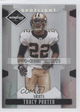2008 Leaf Limited Phenoms Spotlight Silver 74/99 Tracy Porter #296 0a1