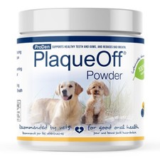 ProDen PlaqueOff Powder for Pets - Cat Dog Breath Freshener - Plaque 180g
